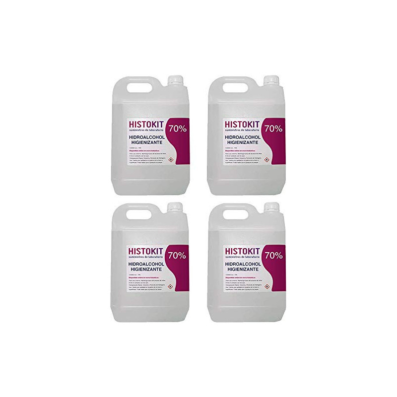 PACK 4 x Solucin Hidroalcohlica 5 litros